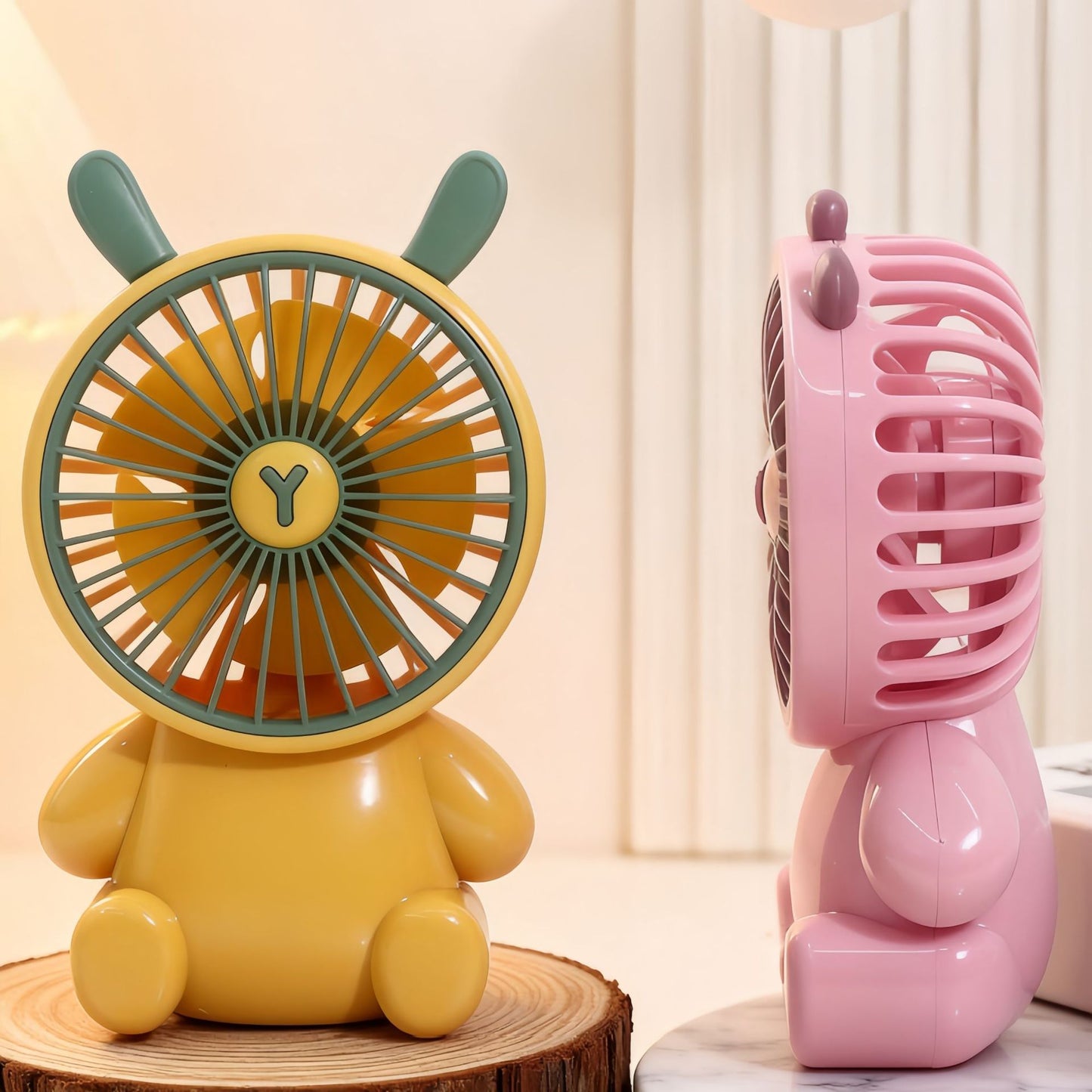 Damen Süßer Handventilator im Tierdesign Brehn