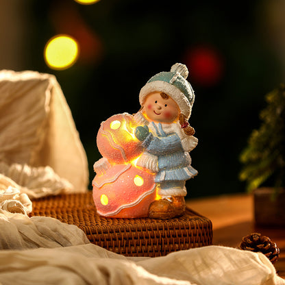 Dekorative Weihnachtsfigur im Schneemann-Design Brehn