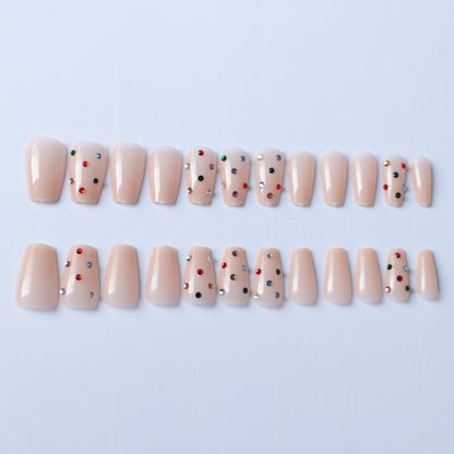 Glitzerndes Strass-Nagelkunst-Set