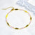 Elegante Edelstein Fußkette Brehn