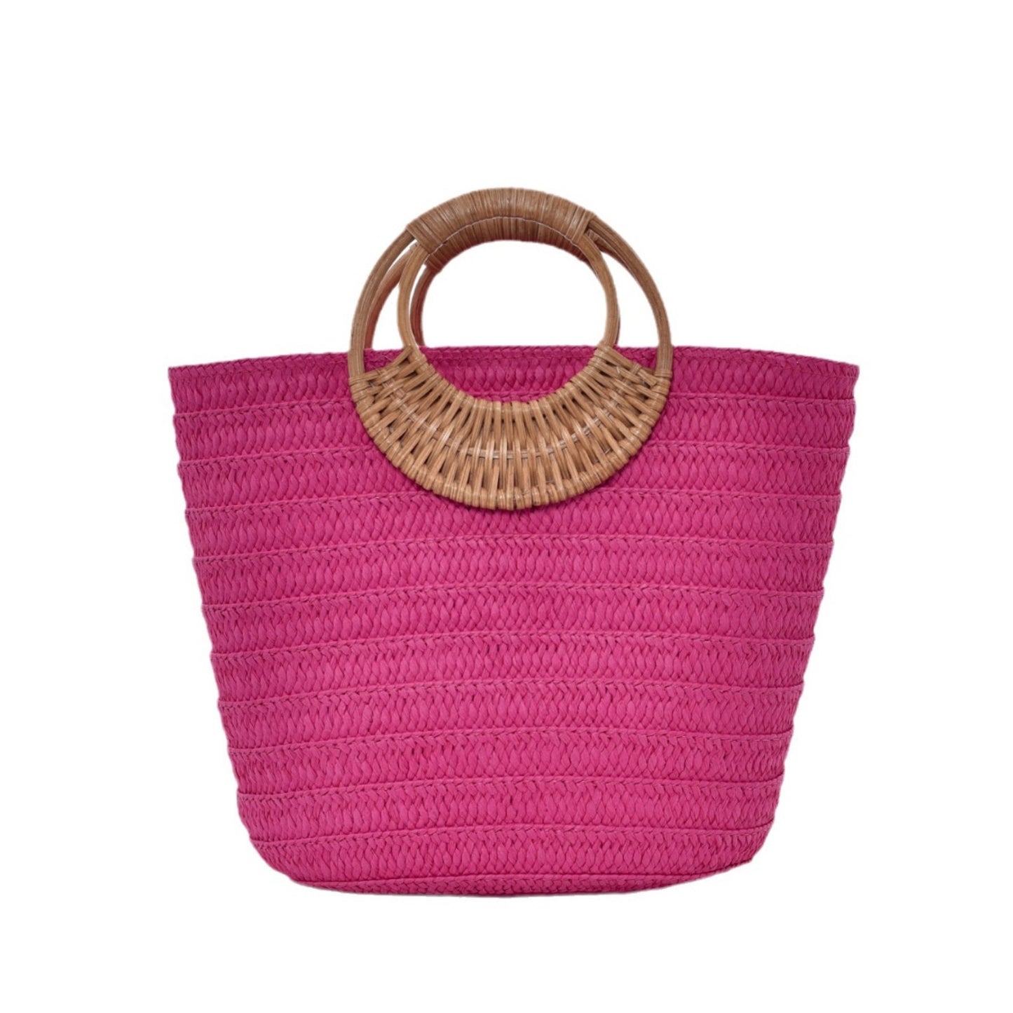 Handtasche mit Geflochtenem Griff Brehn