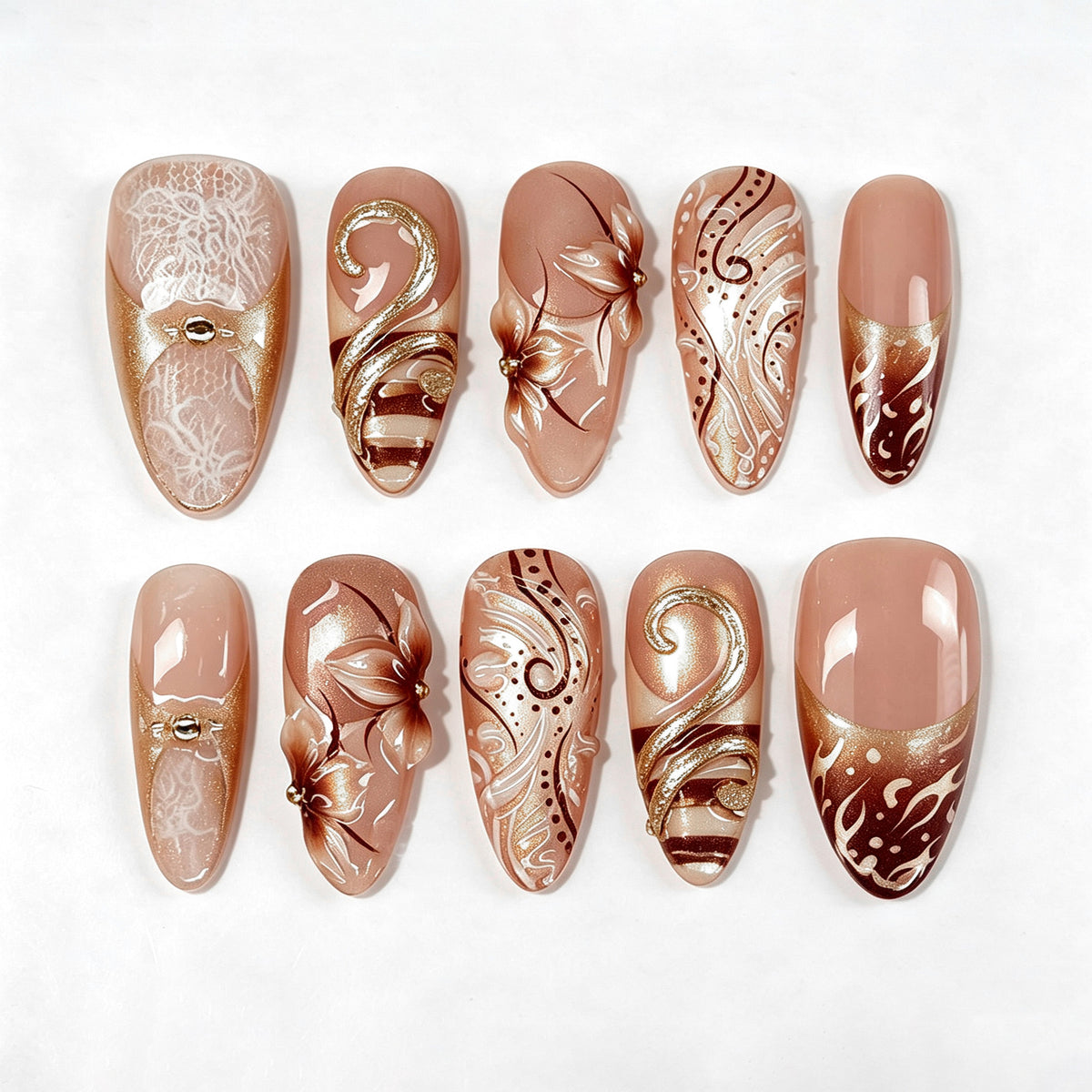 Dekorative Nagelkunst