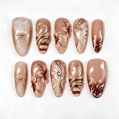 Dekorative Nagelkunst
