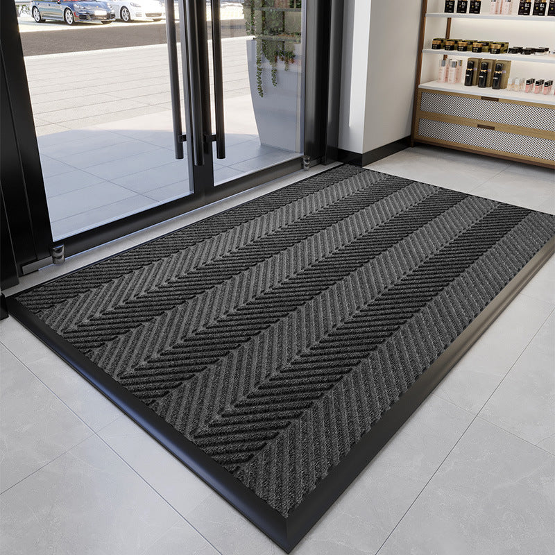 Dekorative Chevron-Muster Eingangsmatte Brehn