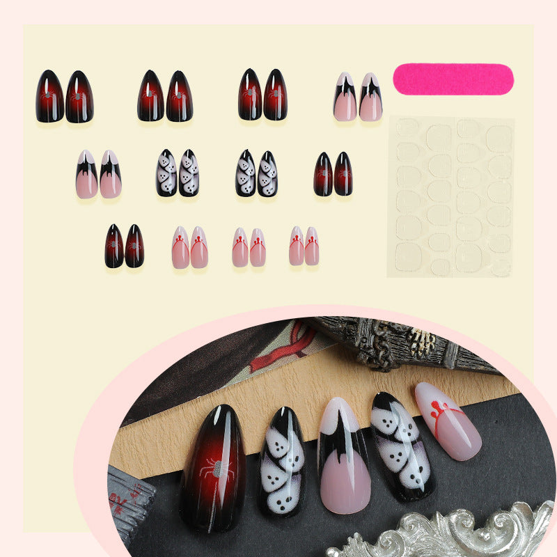 Kreatives Halloween Kunstnagelset Brehn