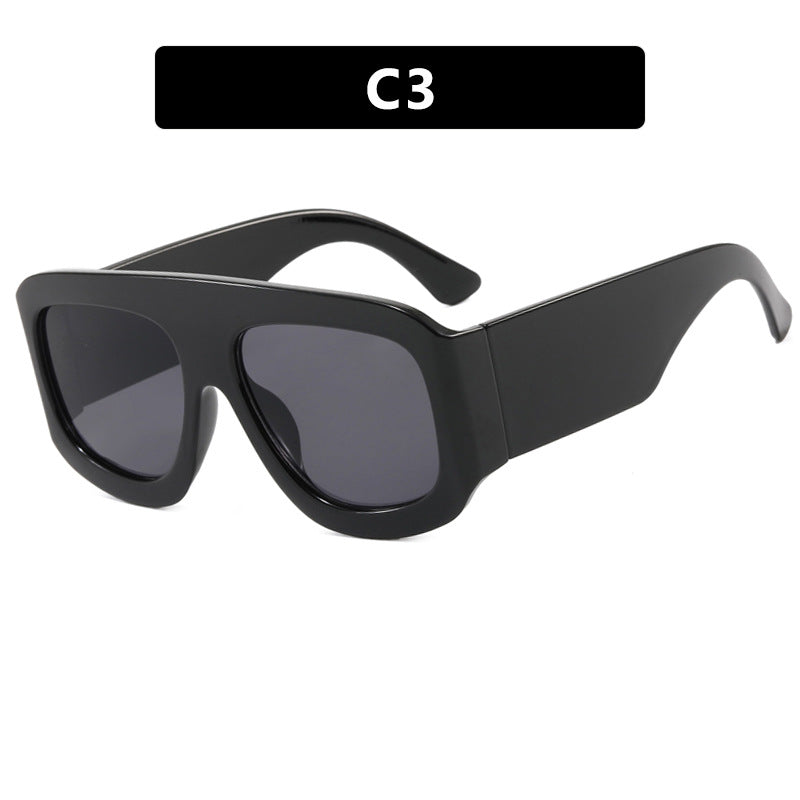 Damen modische oversized Sonnenbrille mit breitem Rahmen und schützendem UV-Filter Brehn