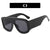 Damen modische oversized Sonnenbrille mit breitem Rahmen und schützendem UV-Filter Brehn