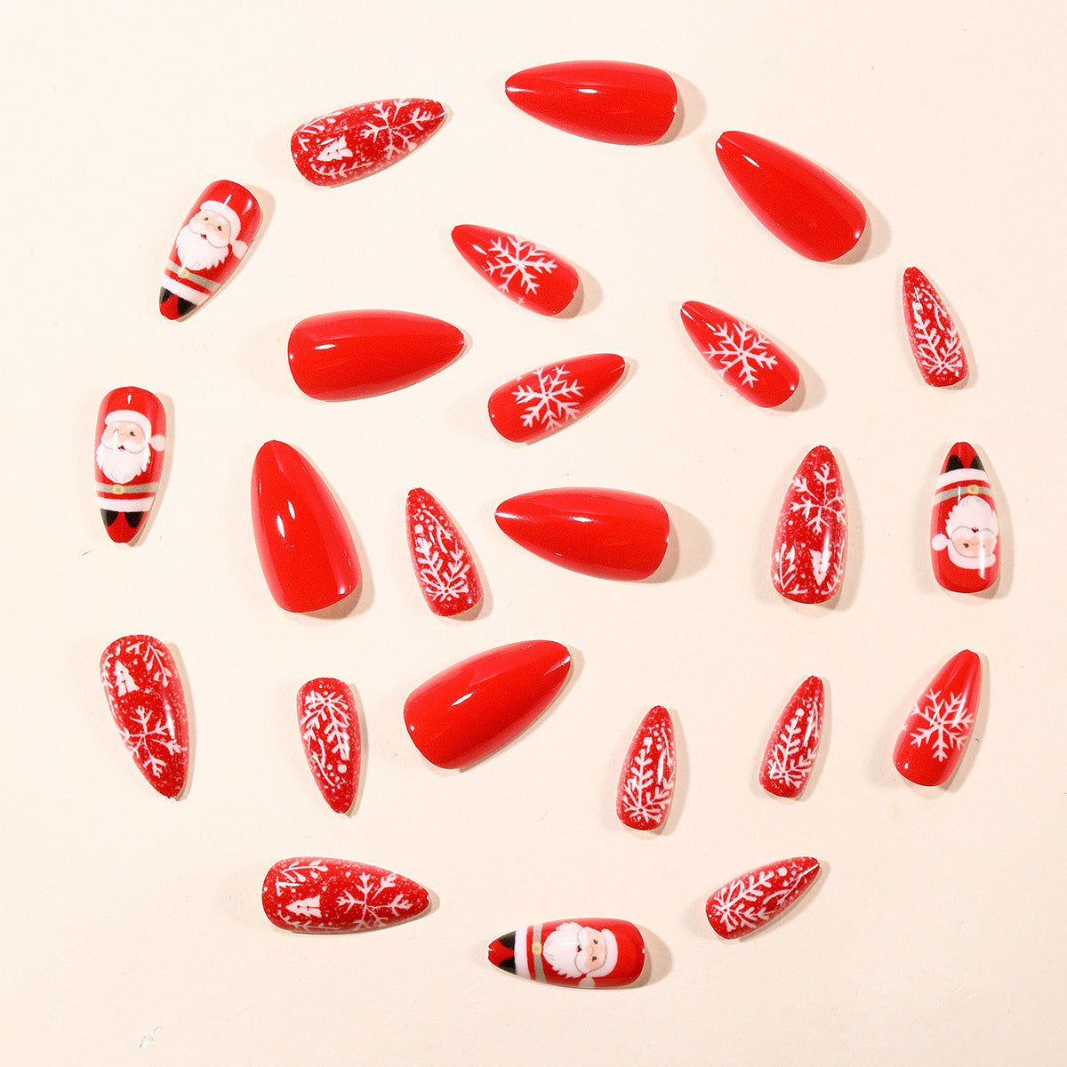 Saisonale Feiertags-Themen Nagelkunst Verlängerungen Brehn