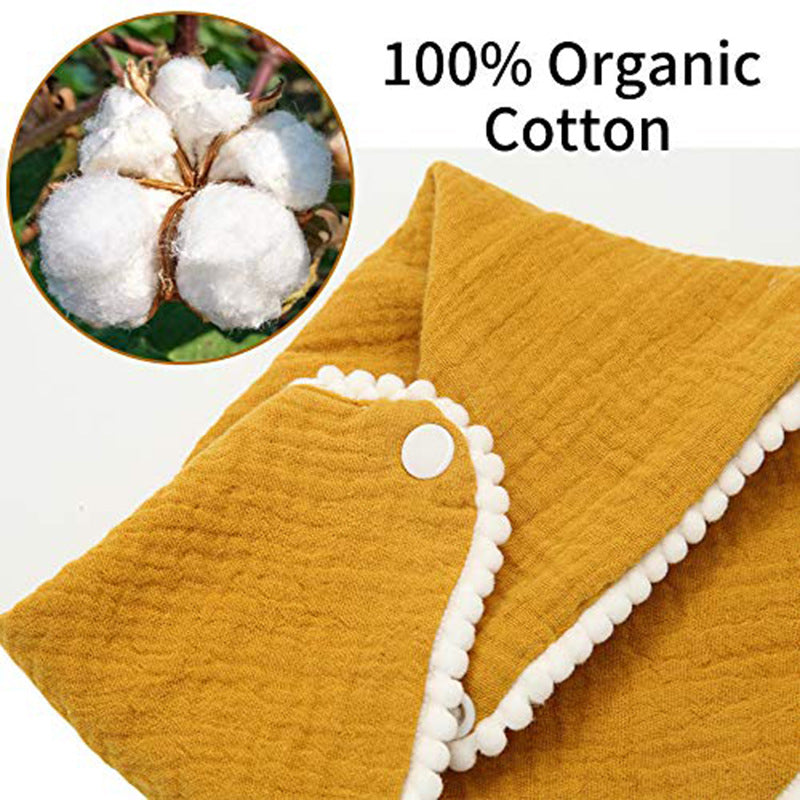 Weiche Baumwoll-Drool-Lätzchen Set Brehn