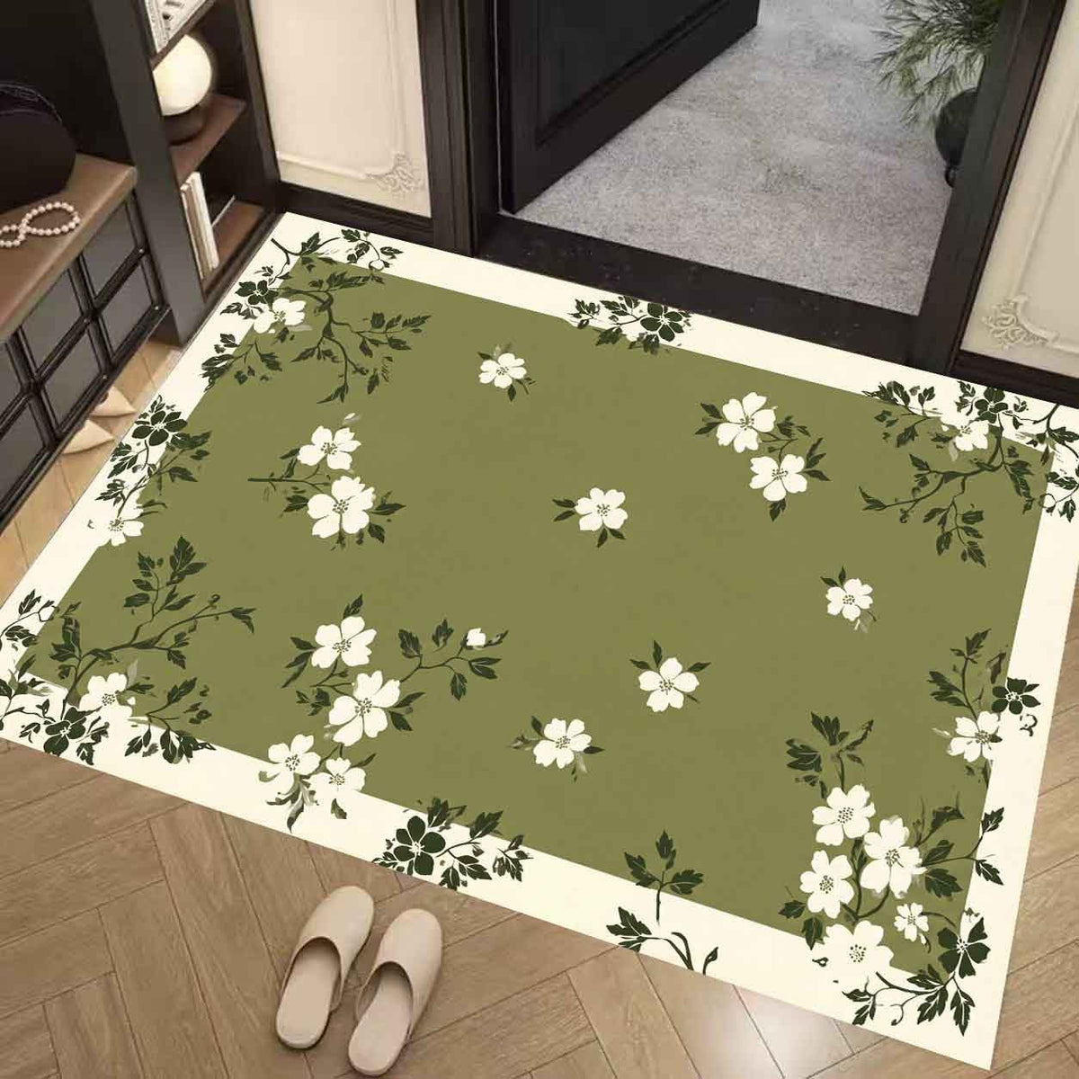 Dekorative Blumen Türmatte