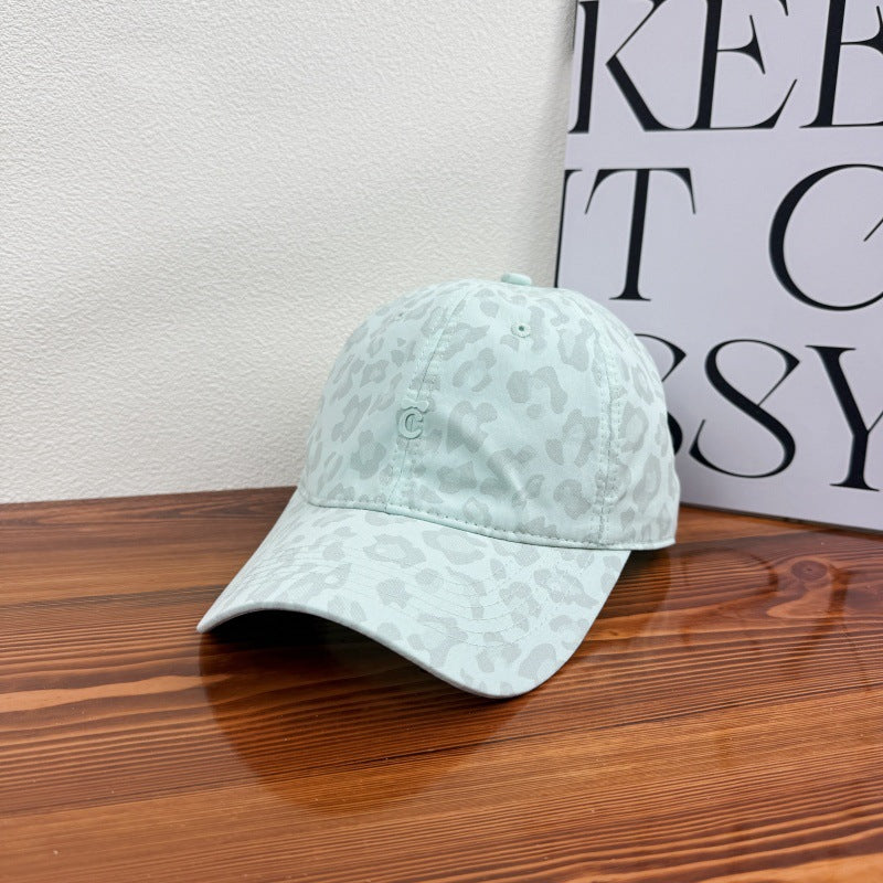 Damen Stylische Leopardenmuster Baseballmütze Brehn