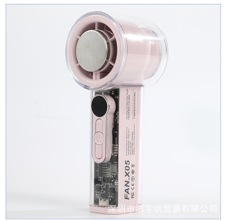 Damen tragbarer Ventilator mit USB-Akku Brehn