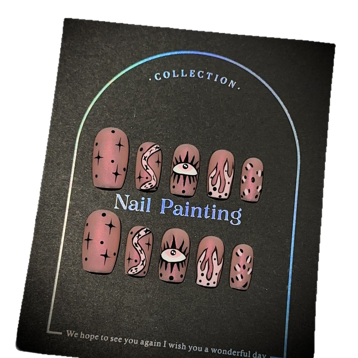 Künstlerisches Nagelkunstdesign