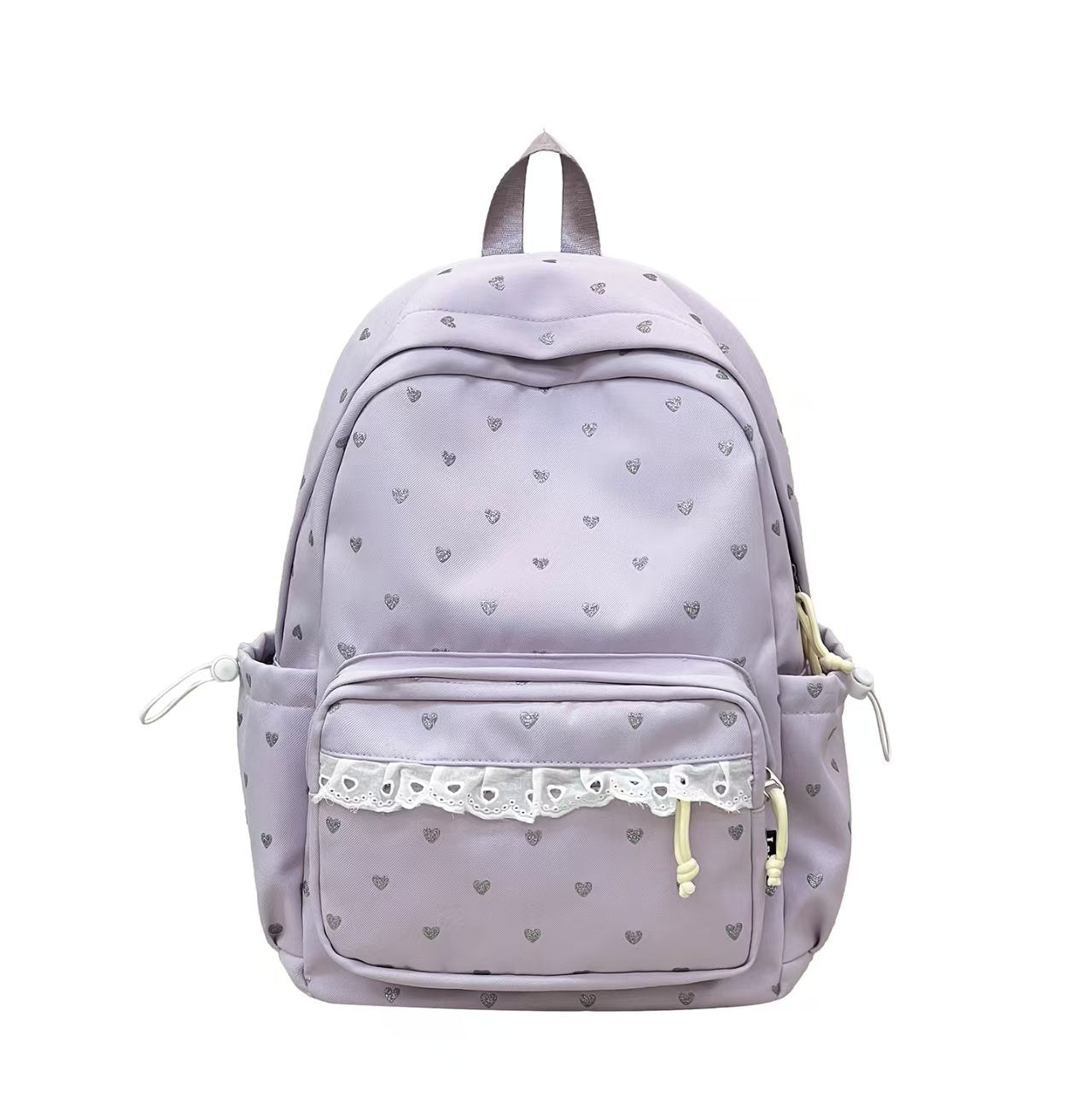 Rucksack mit Feinem Herzmotiv und Zarter Spitzenapplikation Brehn