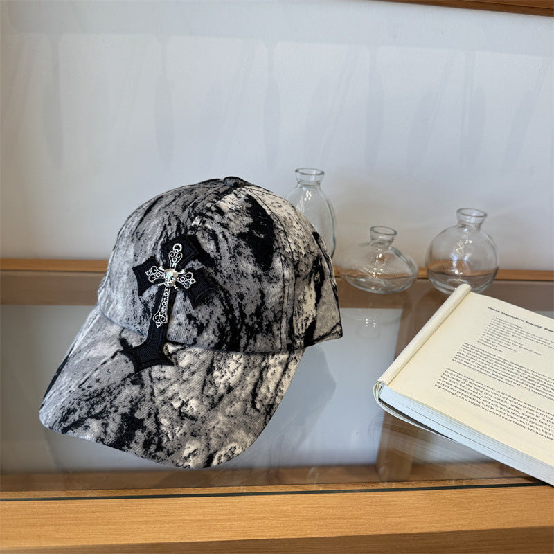 Männer Cross-Embellished Cap Brehn