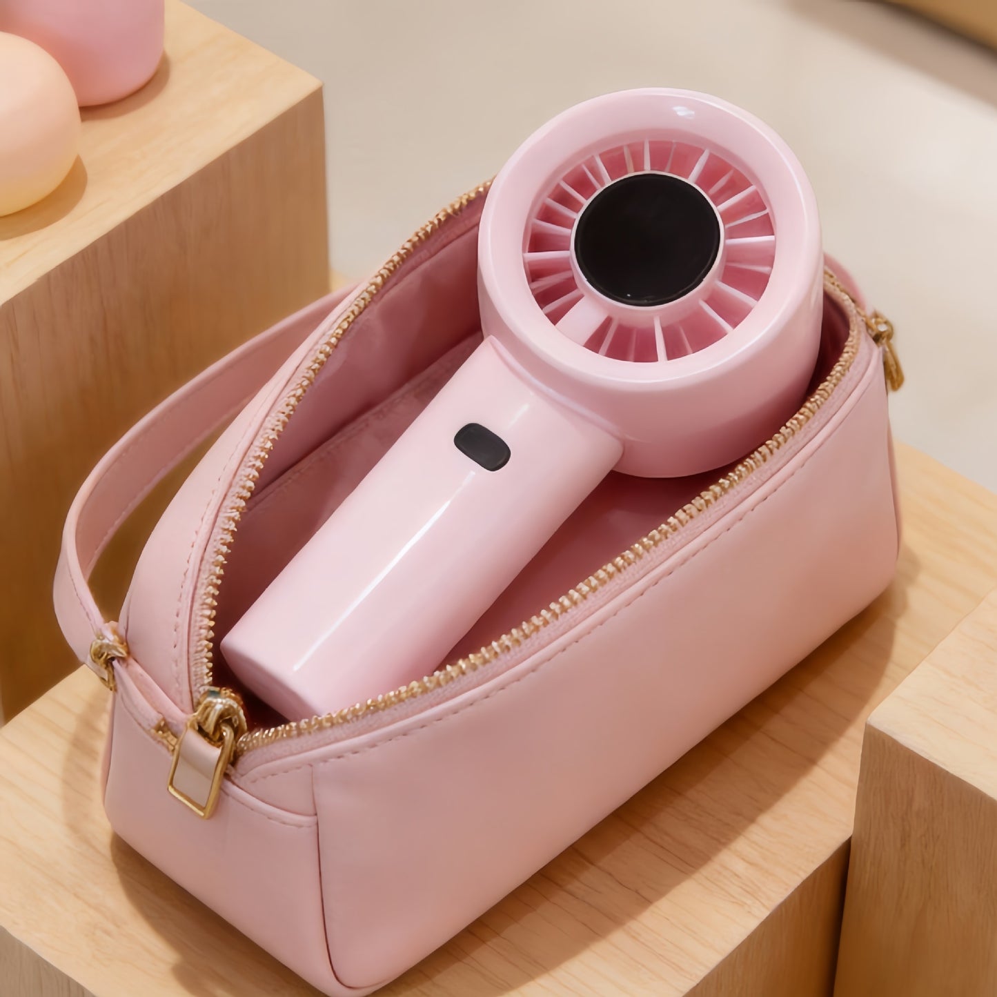 Damen Tragbarer Mini-Lüfter mit USB-Ladefunktion Brehn