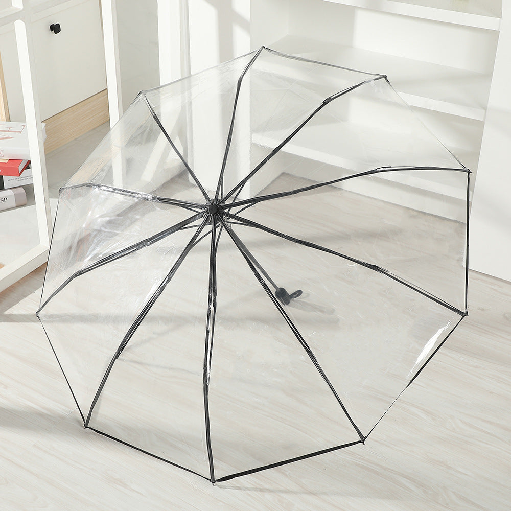 Unisex Automatischer Transparent-Regenschirm Brehn