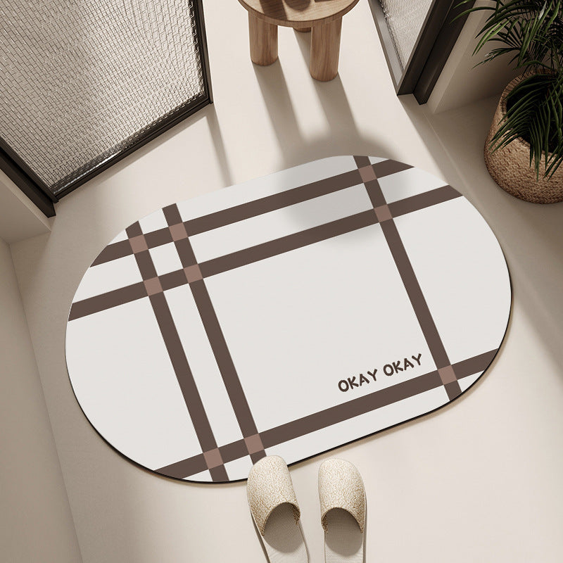 Blumen Design Baumwolle Badmatte Brehn