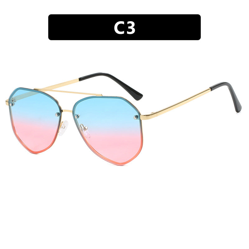 Damen stylische Sonnenbrille im einzigartigen Pentagramm-Design Brehn