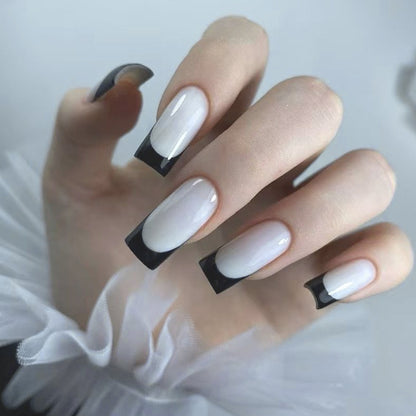 Elegante French Tip Presse-auf Nägel Brehn 1789915939