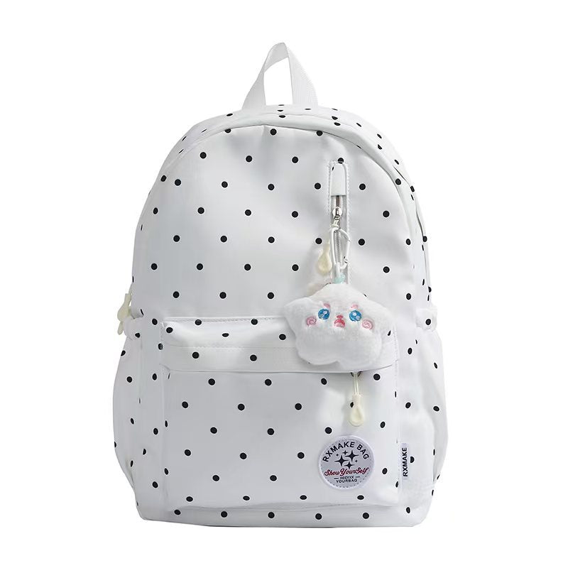 Verspielt gepunkteter Rucksack Brehn