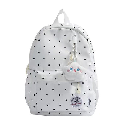 Verspielt gepunkteter Rucksack Brehn