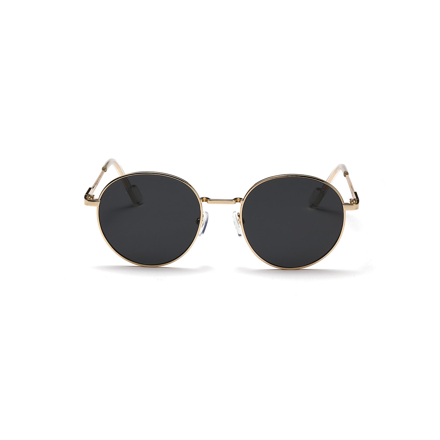 Damen runde Sonnenbrille mit luxuriösem Metallrahmen und UV-Schutz Brehn