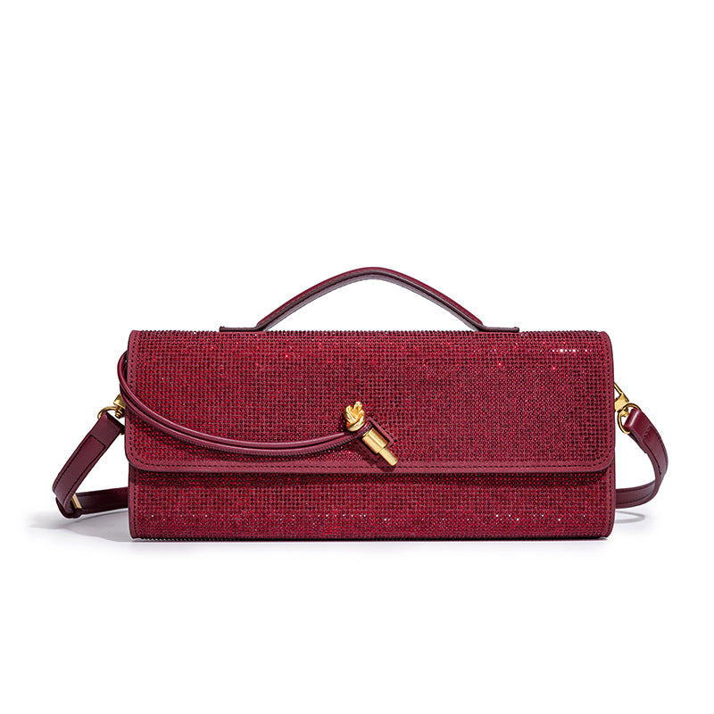 Glänzende Abend-Clutch-Tasche Brehn