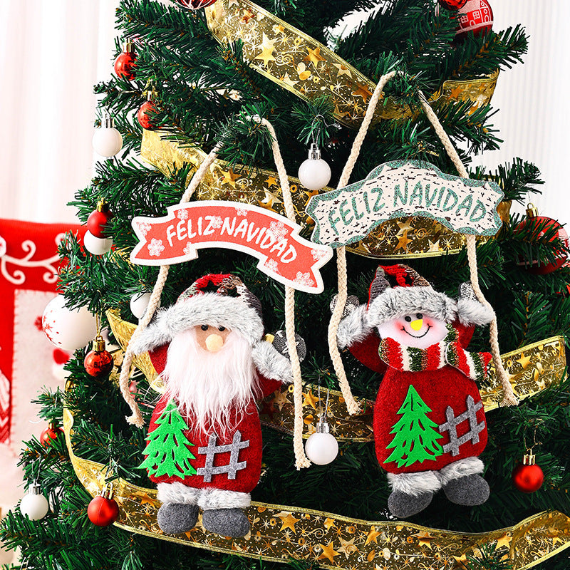 Deckendekoration mit Weihnachtsmann-Motiv Brehn