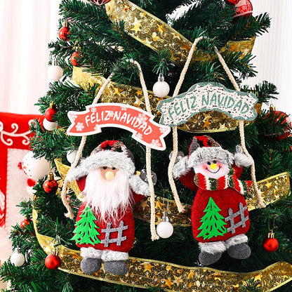 Deckendekoration mit Weihnachtsmann-Motiv Brehn
