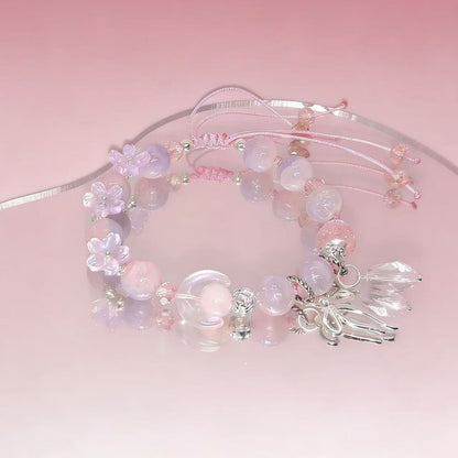 Handgefertigtes florales Perlen charm Armband Brehn