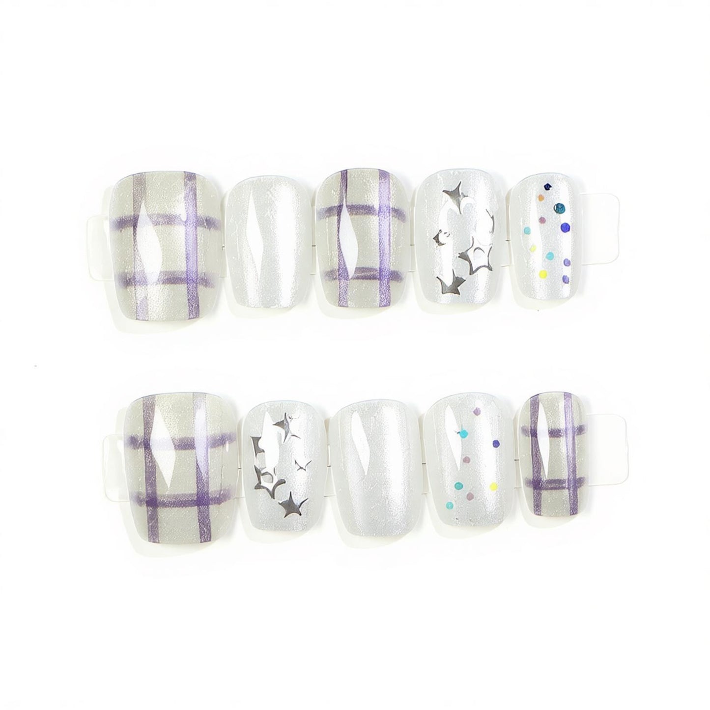 Modebewusstes Press-On-Nageldesign Brehn