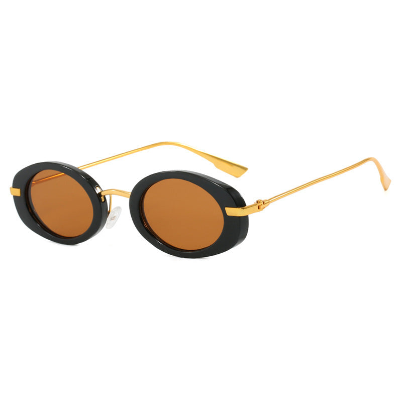 Damen modische Sonnenbrille im eleganten Ovaldesign Brehn