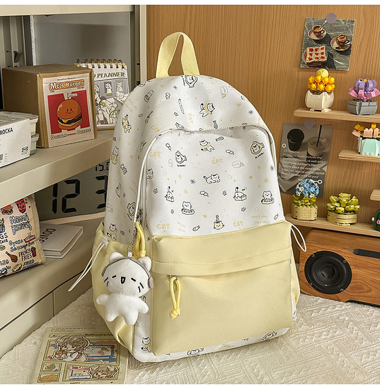 Niedlicher Charakter-Themen-Schulrucksack
