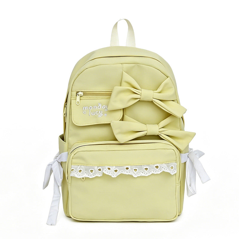 Süße Rucksack mit Schleifen-Detail Brehn