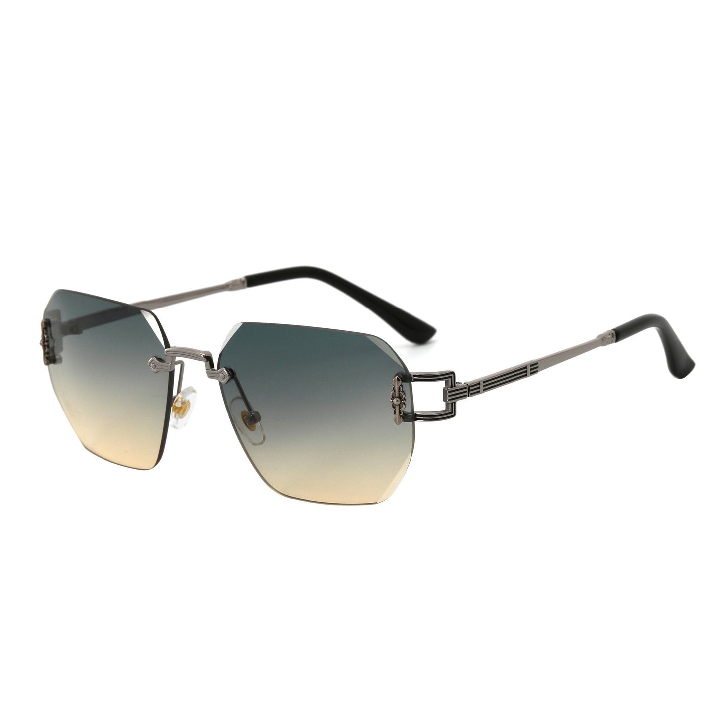 Damen Designer-Sonnenbrille im modernen, geometrischen Design Brehn