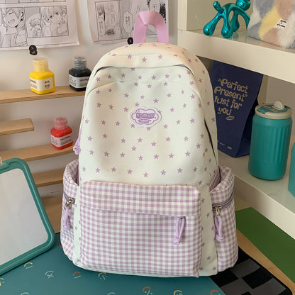 Stylischer Sternen-Print Rucksack Brehn