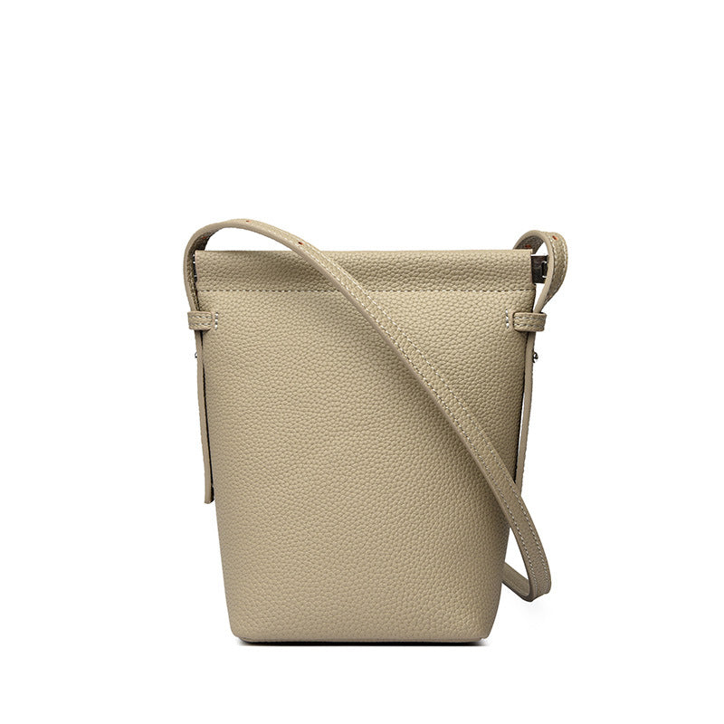 Elegante Texturierte Bucket Bag Brehn