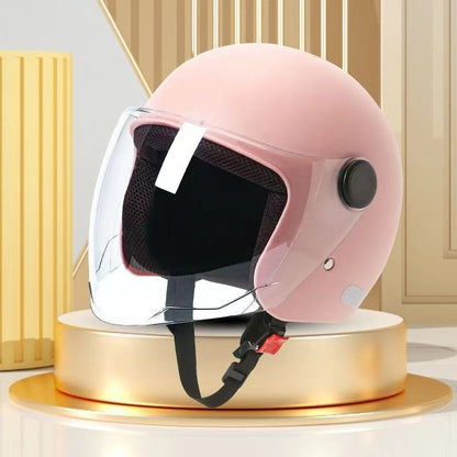 WoStylish Motorradhelm Brehn
