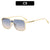 Moderne Übergroße Geometrische Sonnenbrille
