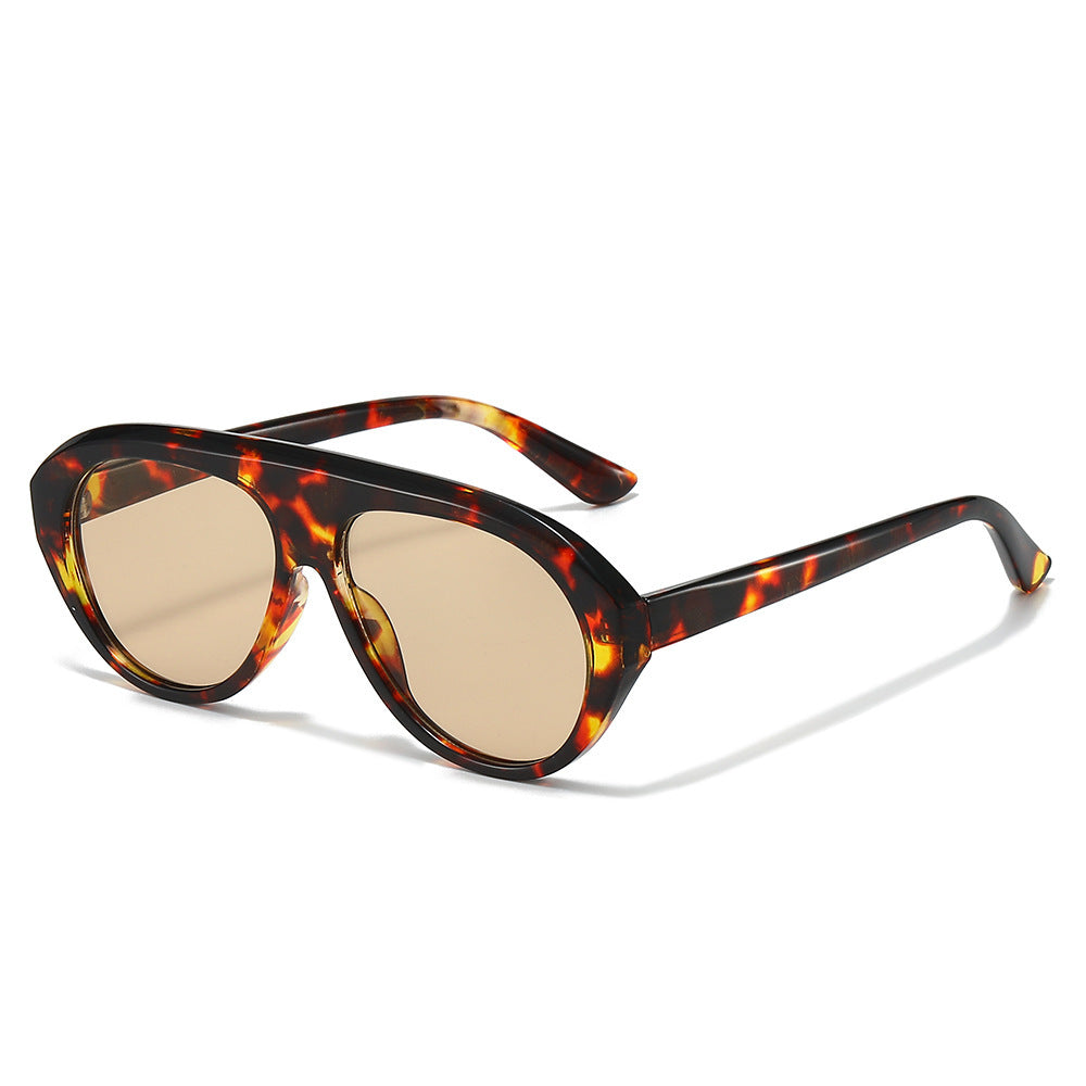 Oversized Geometric Aviator Sonnenbrille Brehn