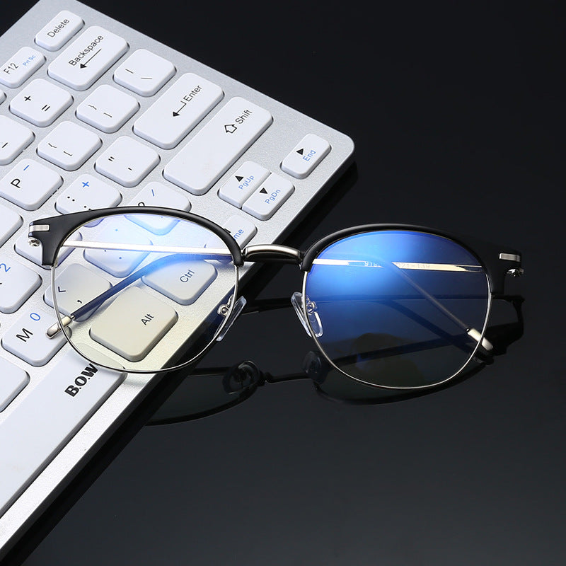 Damen modische cat-eye Brille mit filigranem Metallrahmen Brehn