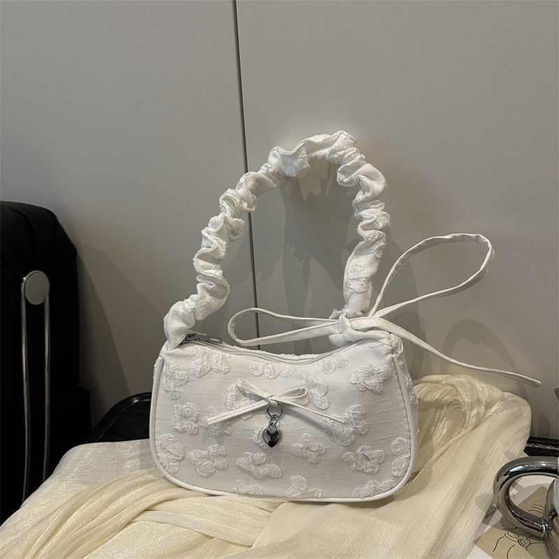 Elegante florale verzierte Schultertasche Brehn