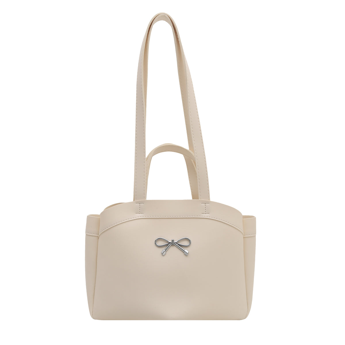 Elegante Bogen-Akzent Handheld Tote Bag Brehn