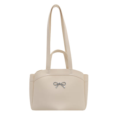 Elegante Bogen-Akzent Handheld Tote Bag Brehn