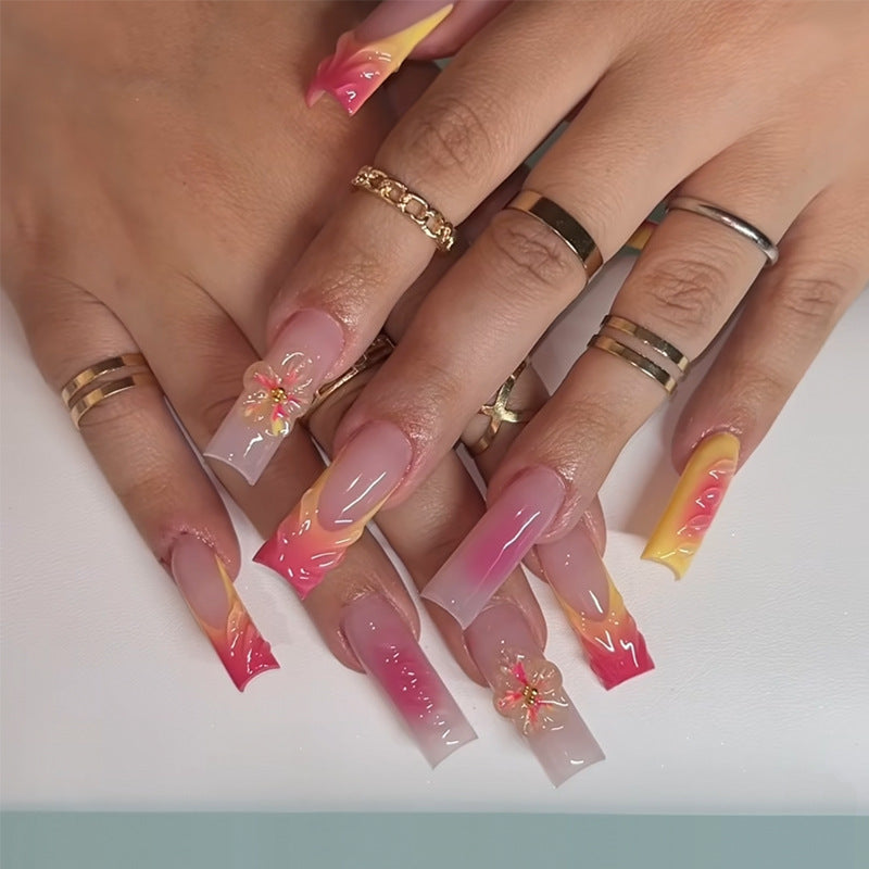 Floral Ombre Press-On Nägel Brehn