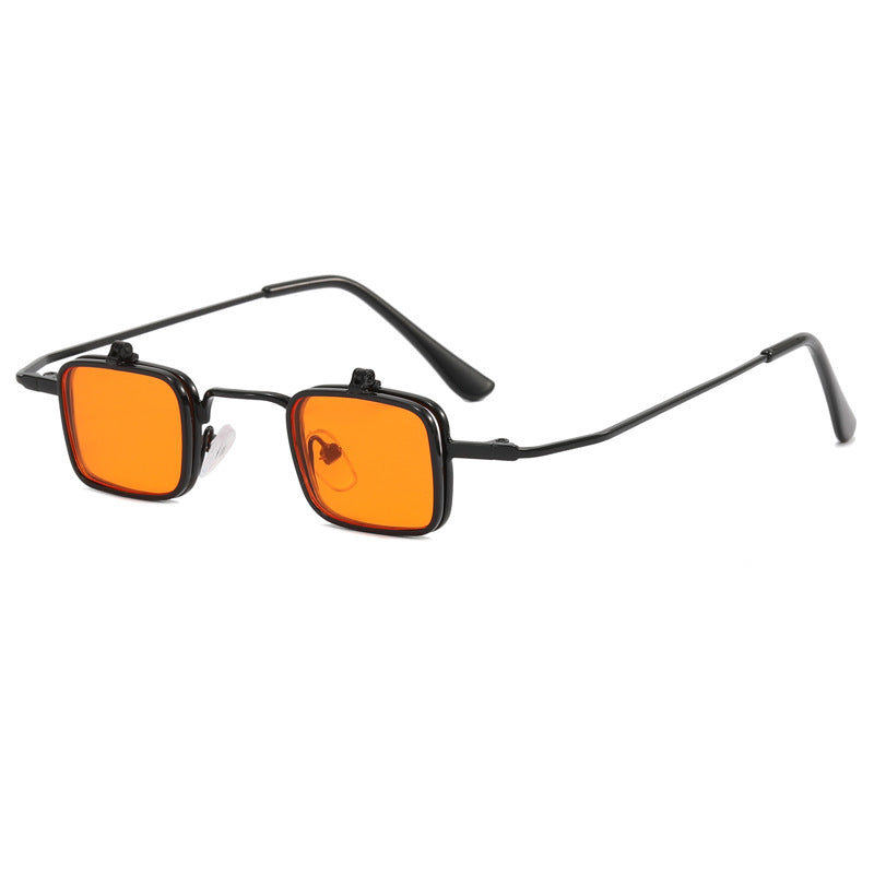 Damen Designer-Sonnenbrille mit quadratischem Metallrahmen Brehn