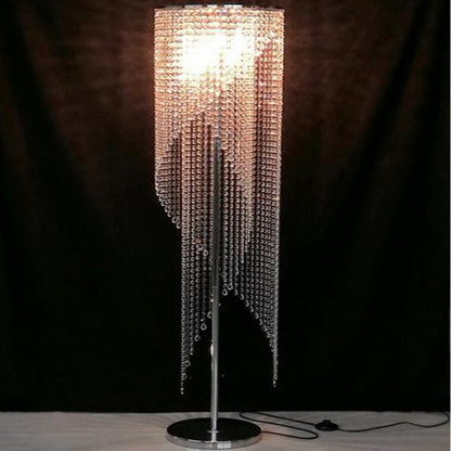 Elegante Kristallperlen Stehlampe