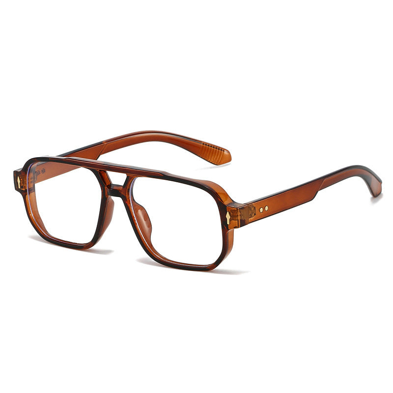 Oversized geometrische Sonnenbrille mit verbesserter UV-Schutz Brehn