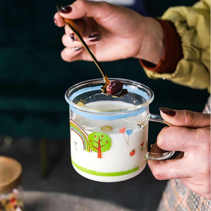 Damen kreativer Trinkbecher mit buntem Motiv Brehn